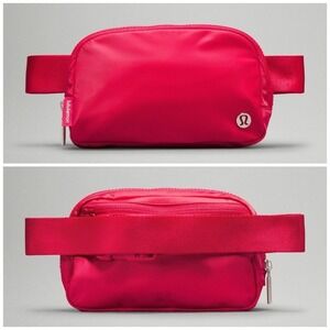 Lululemon Everywhere Belt Bag 1L Cherry  Mist pink NWT